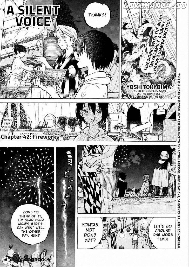 A Silent Voice, Chapter 42 image 01